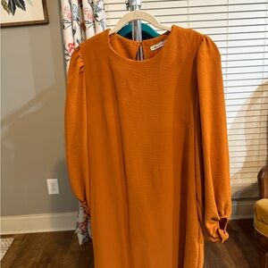 Elegant Orange Dress